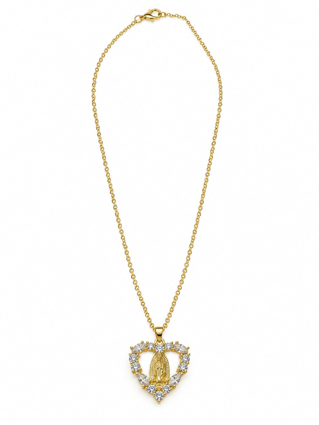 Sacred Heart — Edelstahlkette · 45 cm